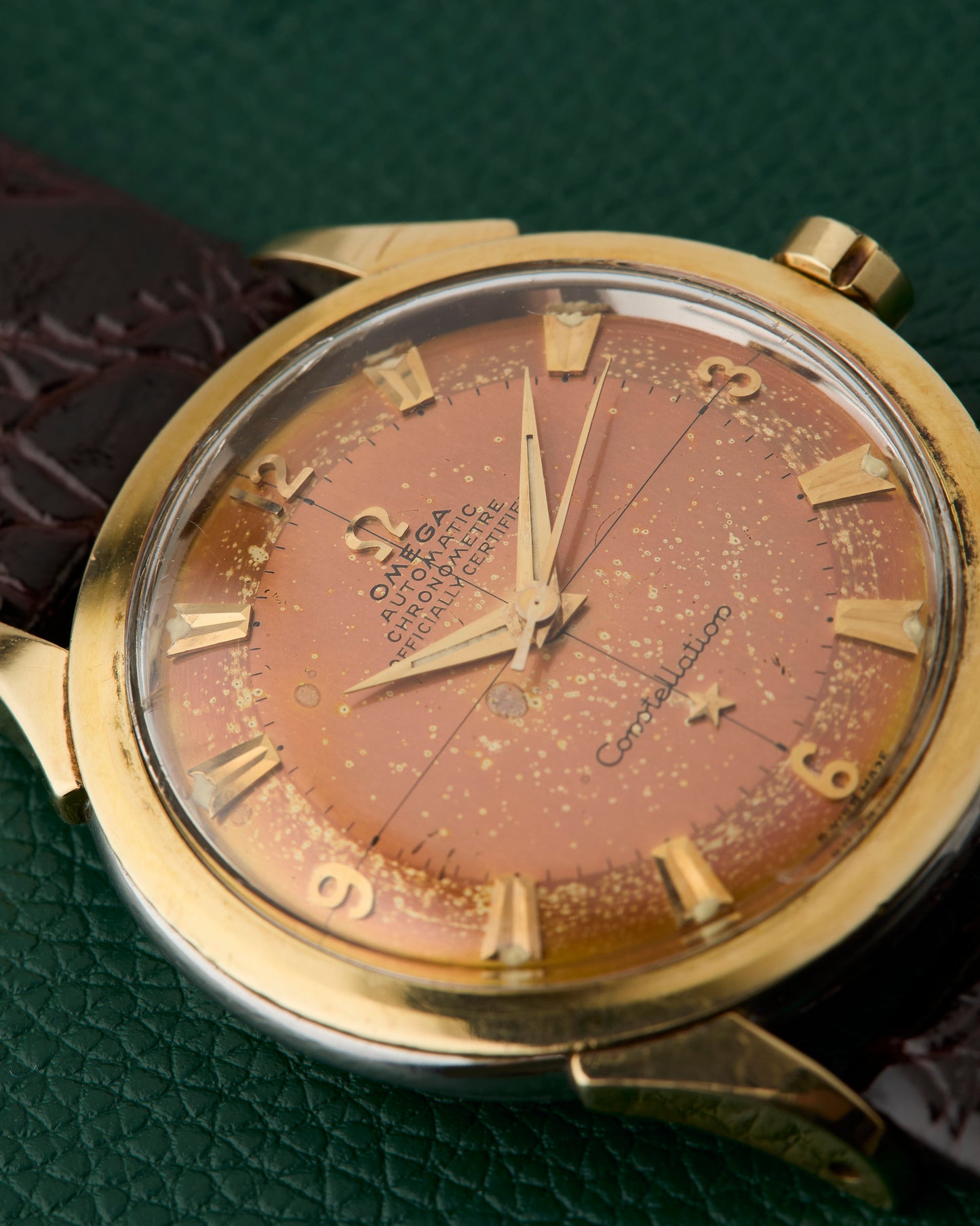 Omega Constellation Ref. 2782-5SC Bumper Tropical Dial 1954