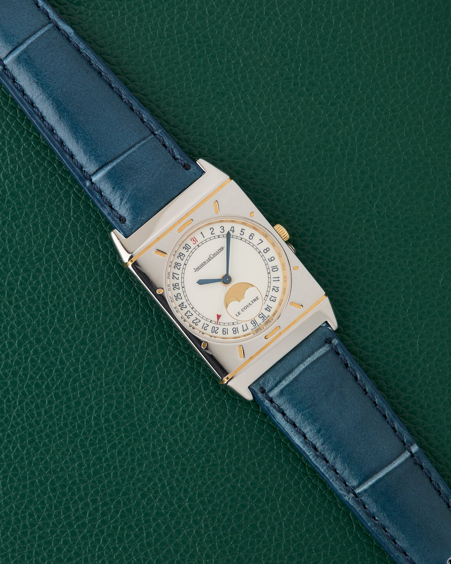 Jaeger-LeCoultre Tank Ref. 400.6.20 Pointer Date Moonphase