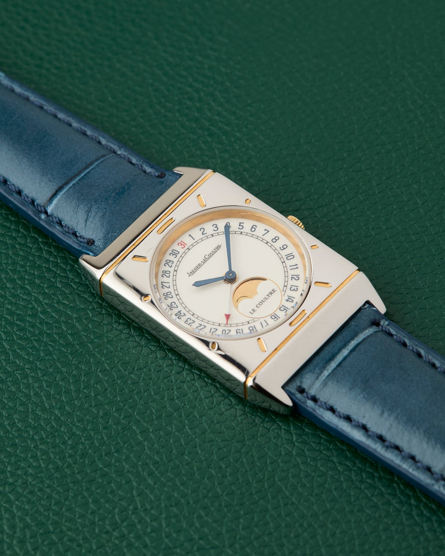 Jaeger-LeCoultre Tank Ref. 400.6.20 Pointer Date Moonphase
