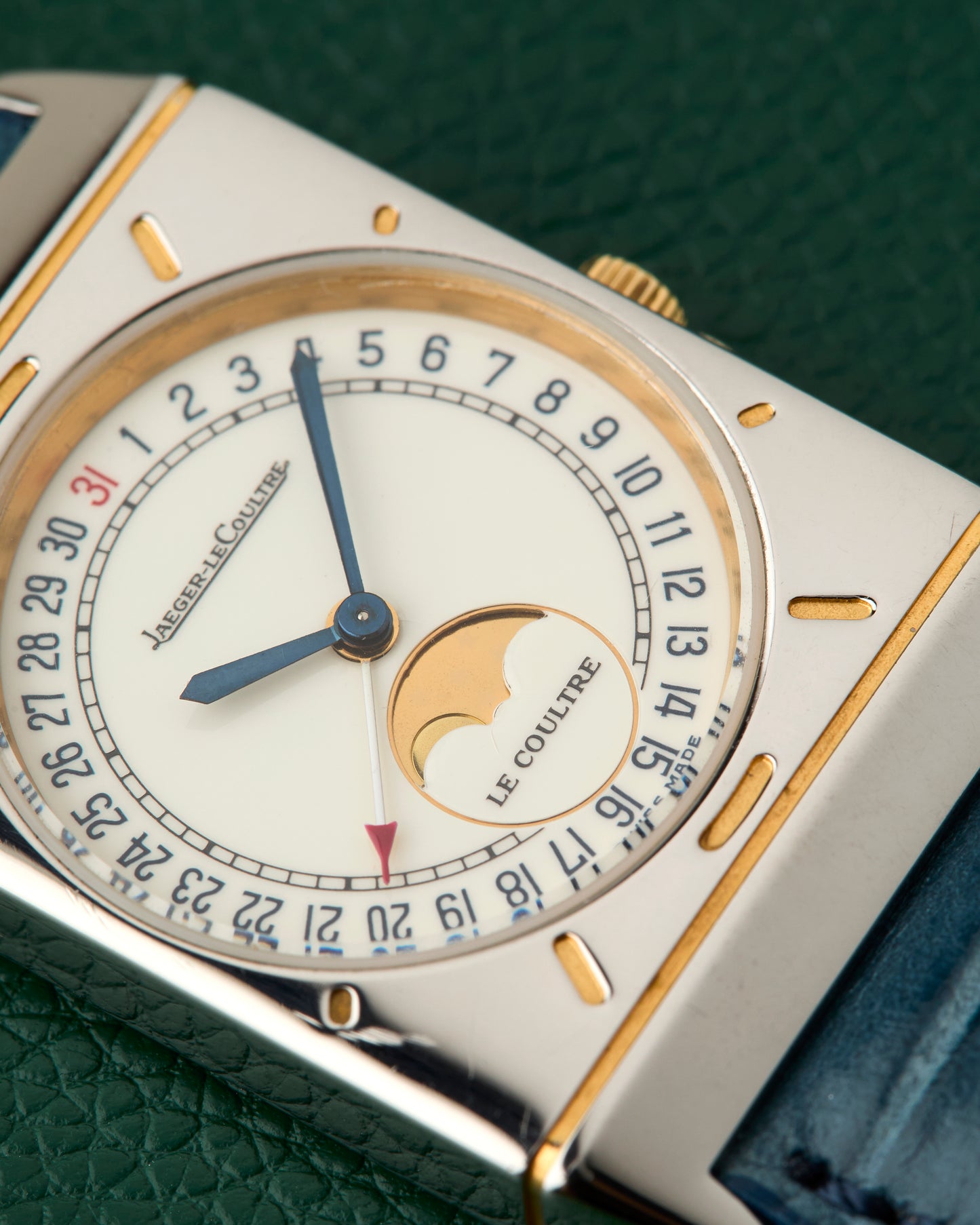 Jaeger-LeCoultre Tank Ref. 400.6.20 Pointer Date Moonphase