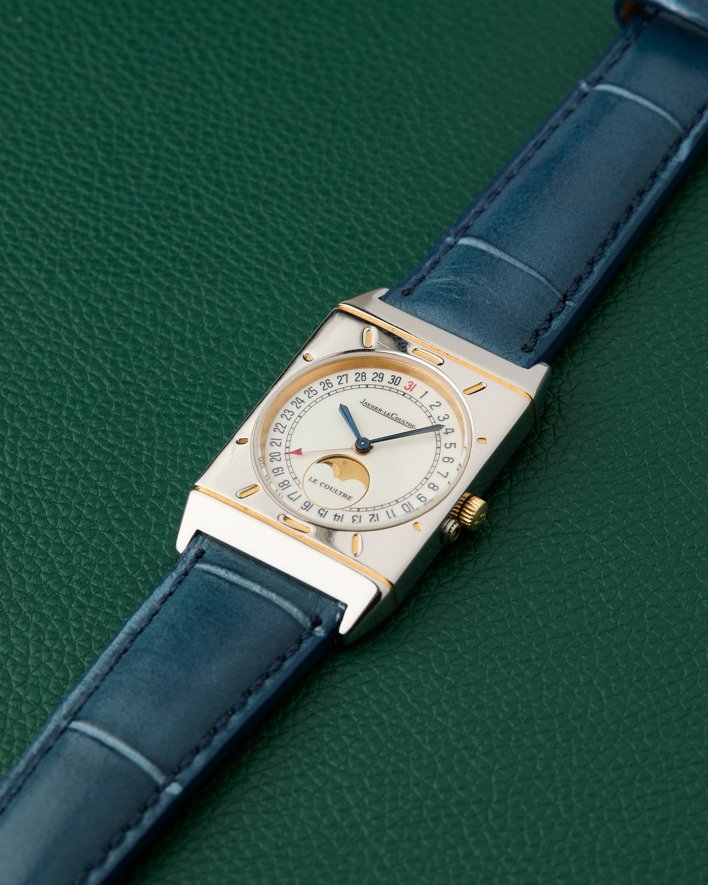 Jaeger-LeCoultre Tank Ref. 400.6.20 Pointer Date Moonphase