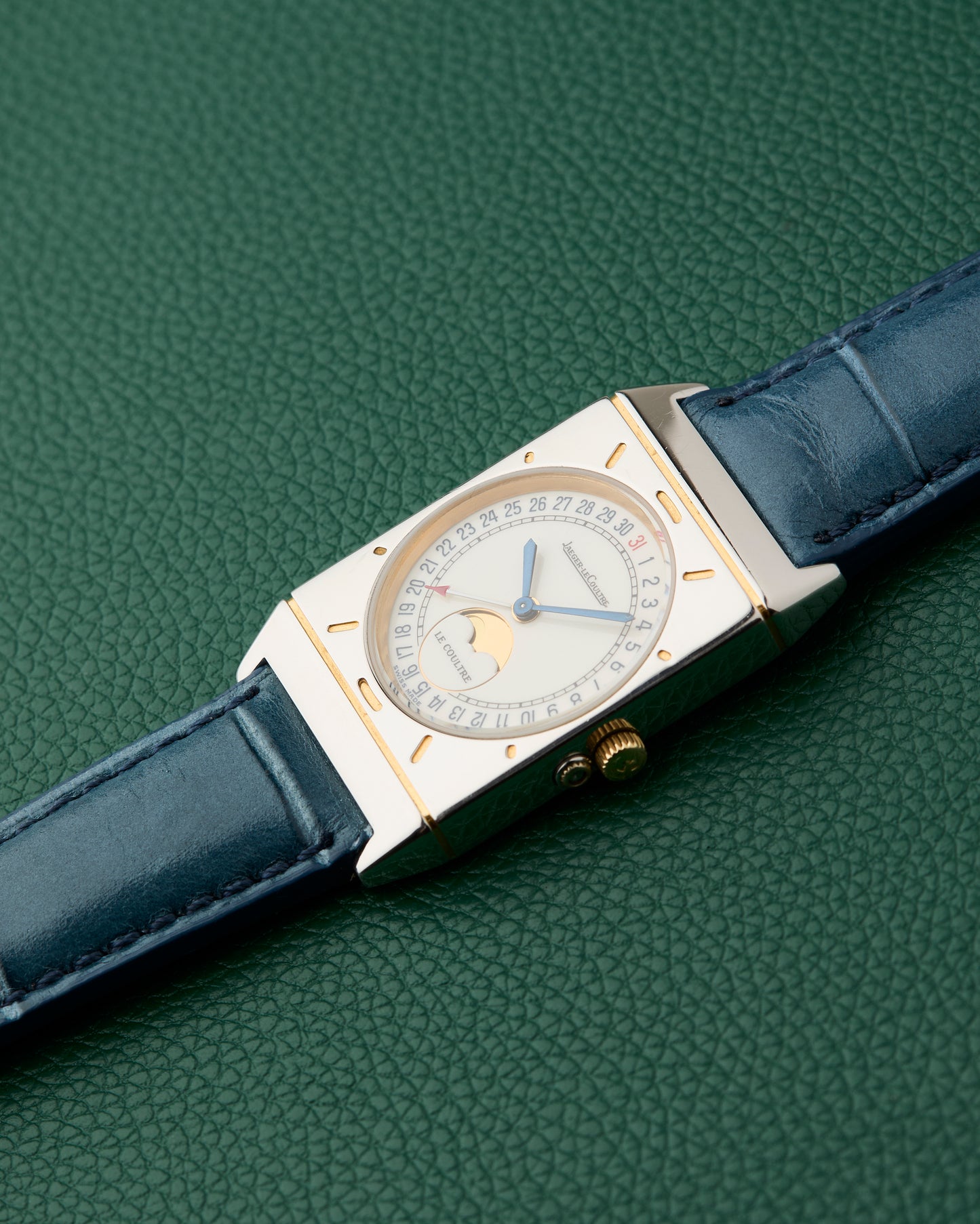 Jaeger-LeCoultre Tank Ref. 400.6.20 Pointer Date Moonphase