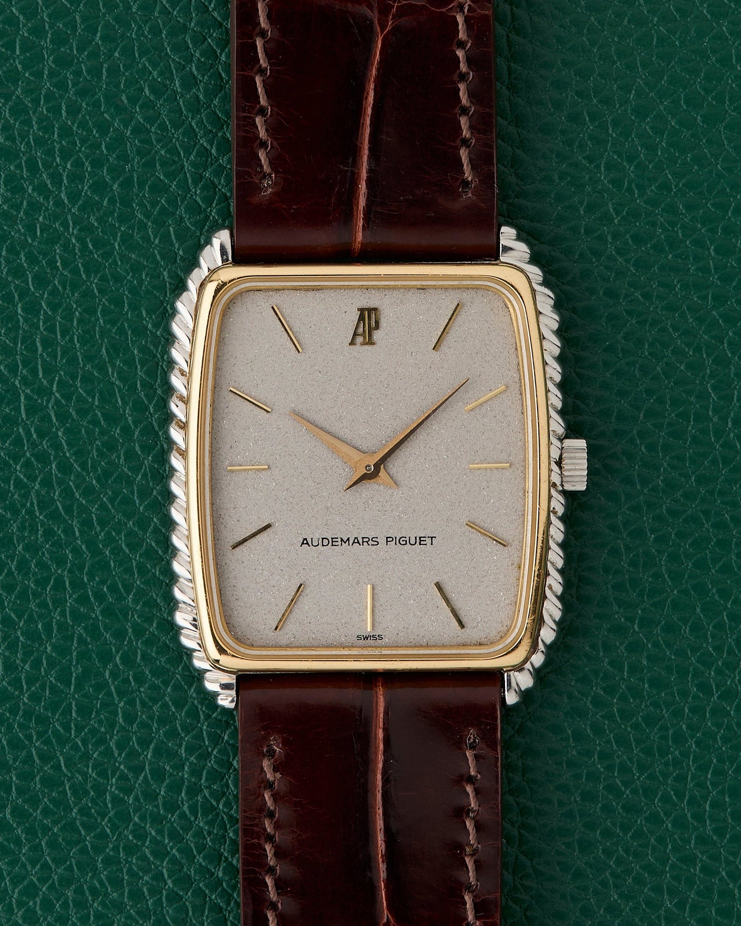 Audemars Piguet Ribbed Ellipse Silver Dial Ref. 4249 Steel & 18K Gold