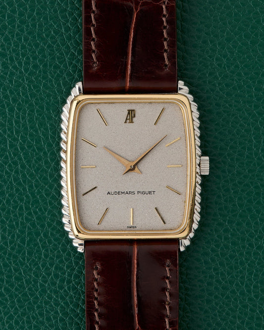 Audemars Piguet Ribbed Ellipse Silver Dial Ref. 4249 Steel & 18K Gold