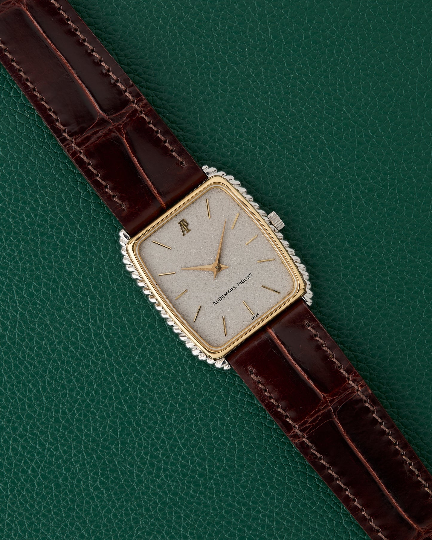 Audemars Piguet Ribbed Ellipse Silver Dial Ref. 4249 Steel & 18K Gold