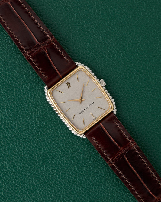 Audemars Piguet Ribbed Ellipse Silver Dial Ref. 4249 Steel & 18K Gold