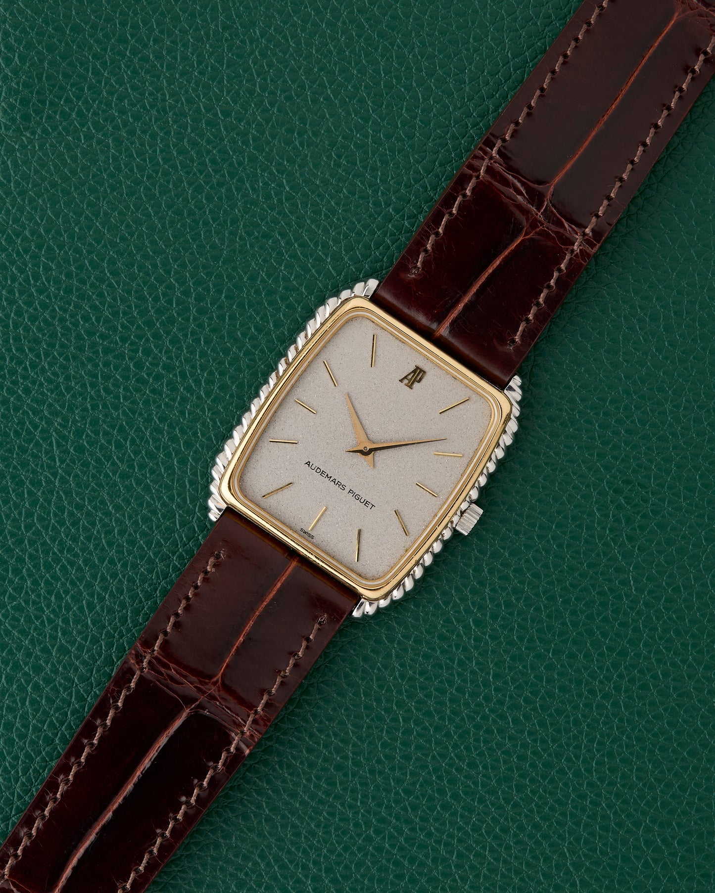 Audemars Piguet Ribbed Ellipse Silver Dial Ref. 4249 Steel & 18K Gold