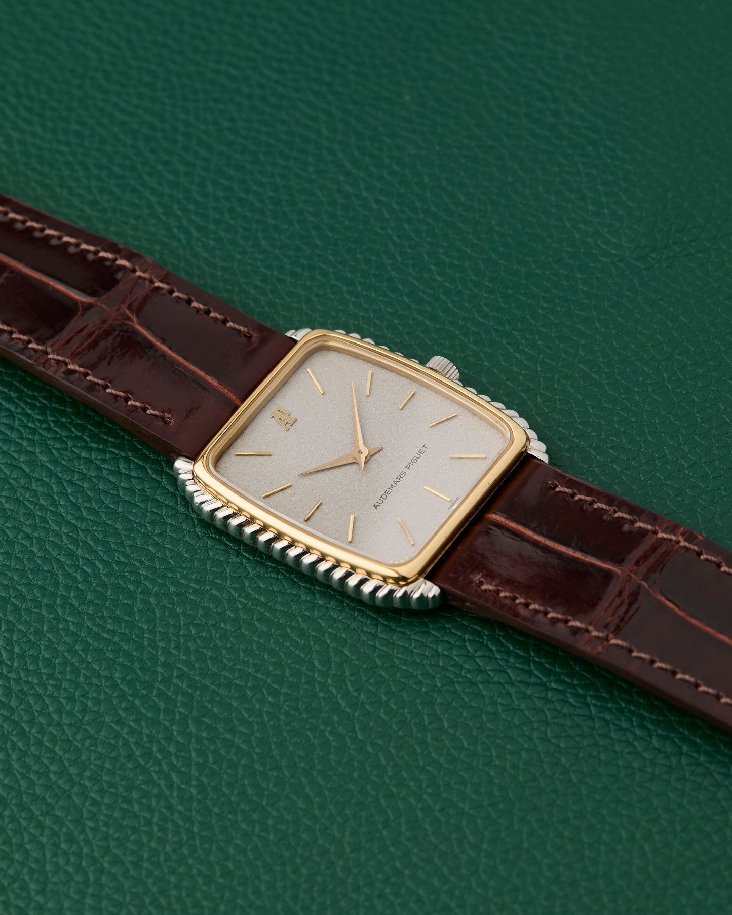 Audemars Piguet Ribbed Ellipse Silver Dial Ref. 4249 Steel & 18K Gold