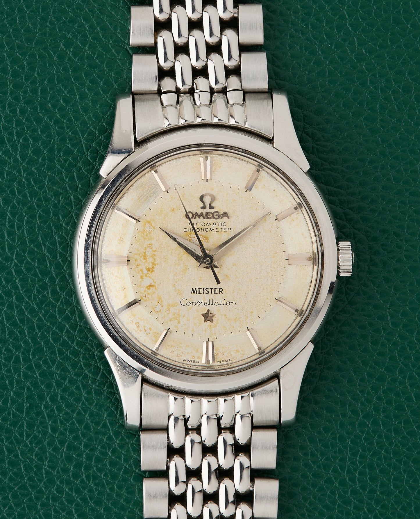Omega Constellation Ref. 14381-8SC Meister Double Signed Dial 1960