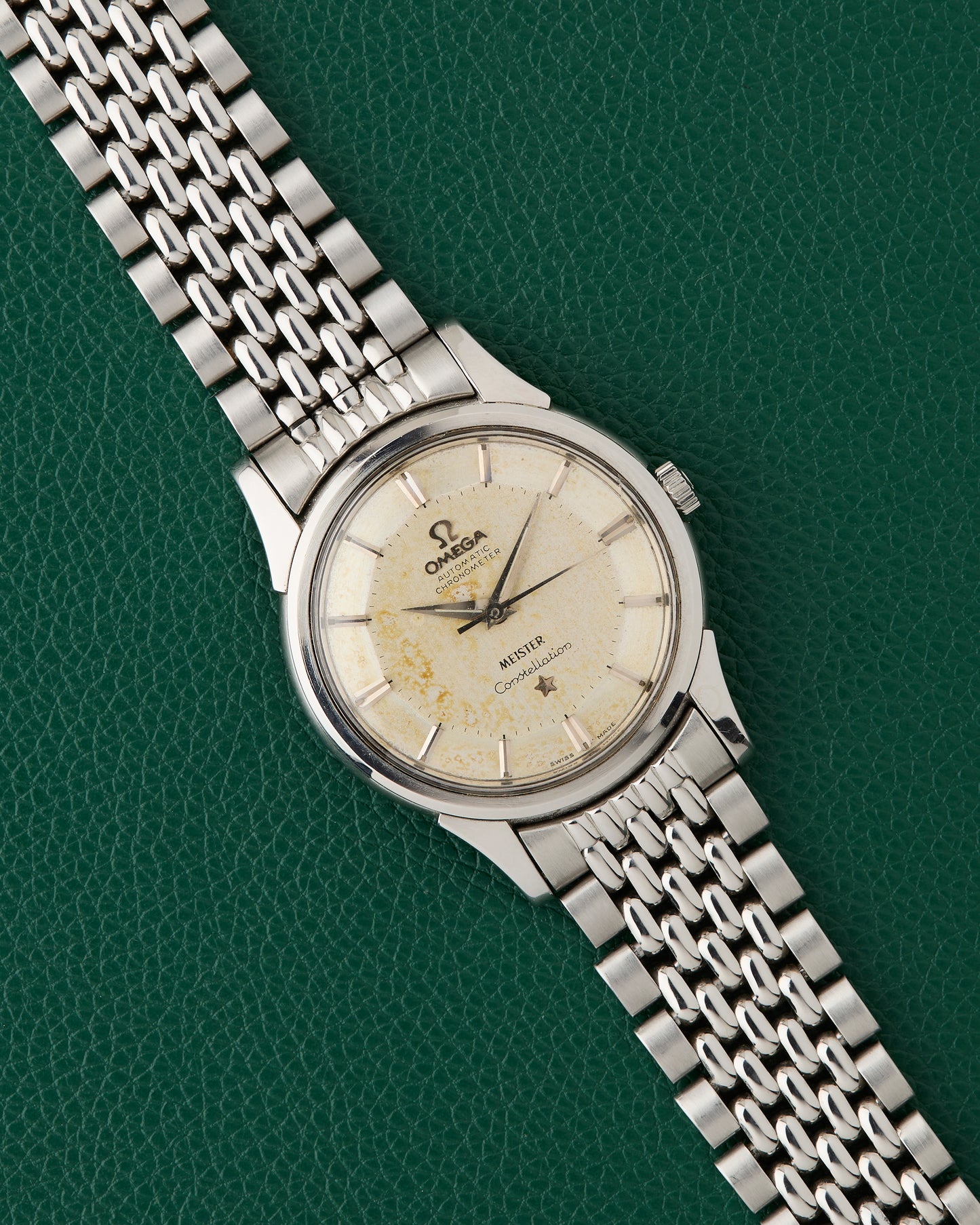 Omega Constellation Ref. 14381-8SC Meister Double Signed Dial 1960