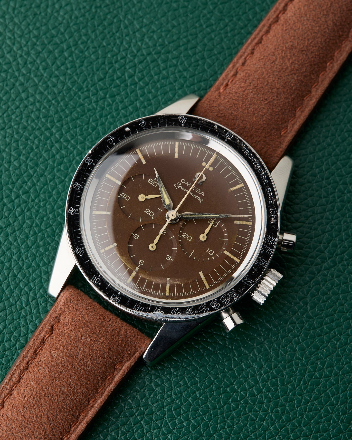 Omega Speedmaster Ref. 2998-1 Rare Chocolate Caramel Brown Tropical Dial