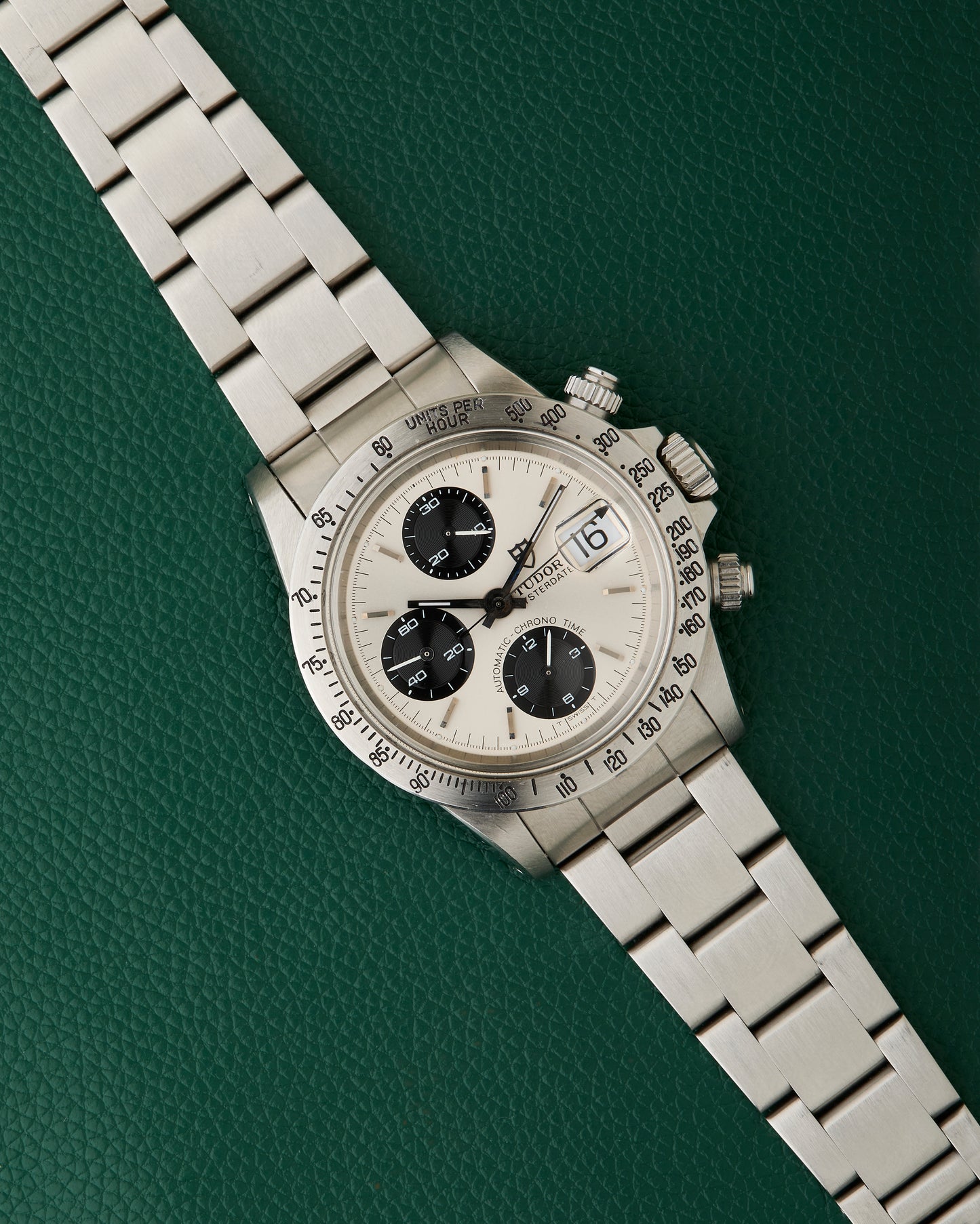 Tudor 94300 Oysterdate 1984 Big Block Panda Vintage Chronograph