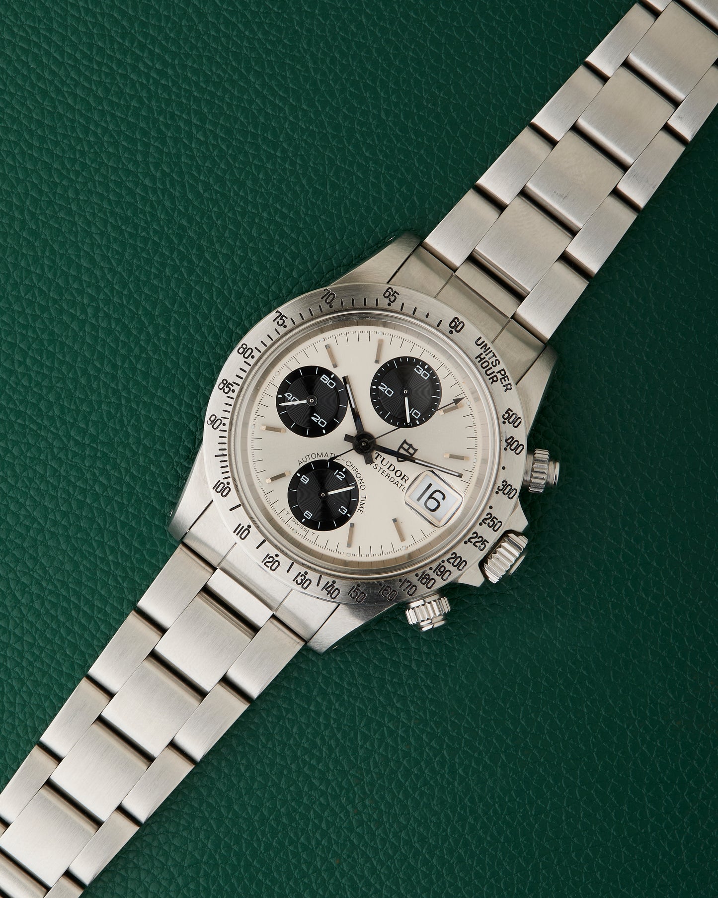 Tudor 94300 Oysterdate 1984 Big Block Panda Vintage Chronograph