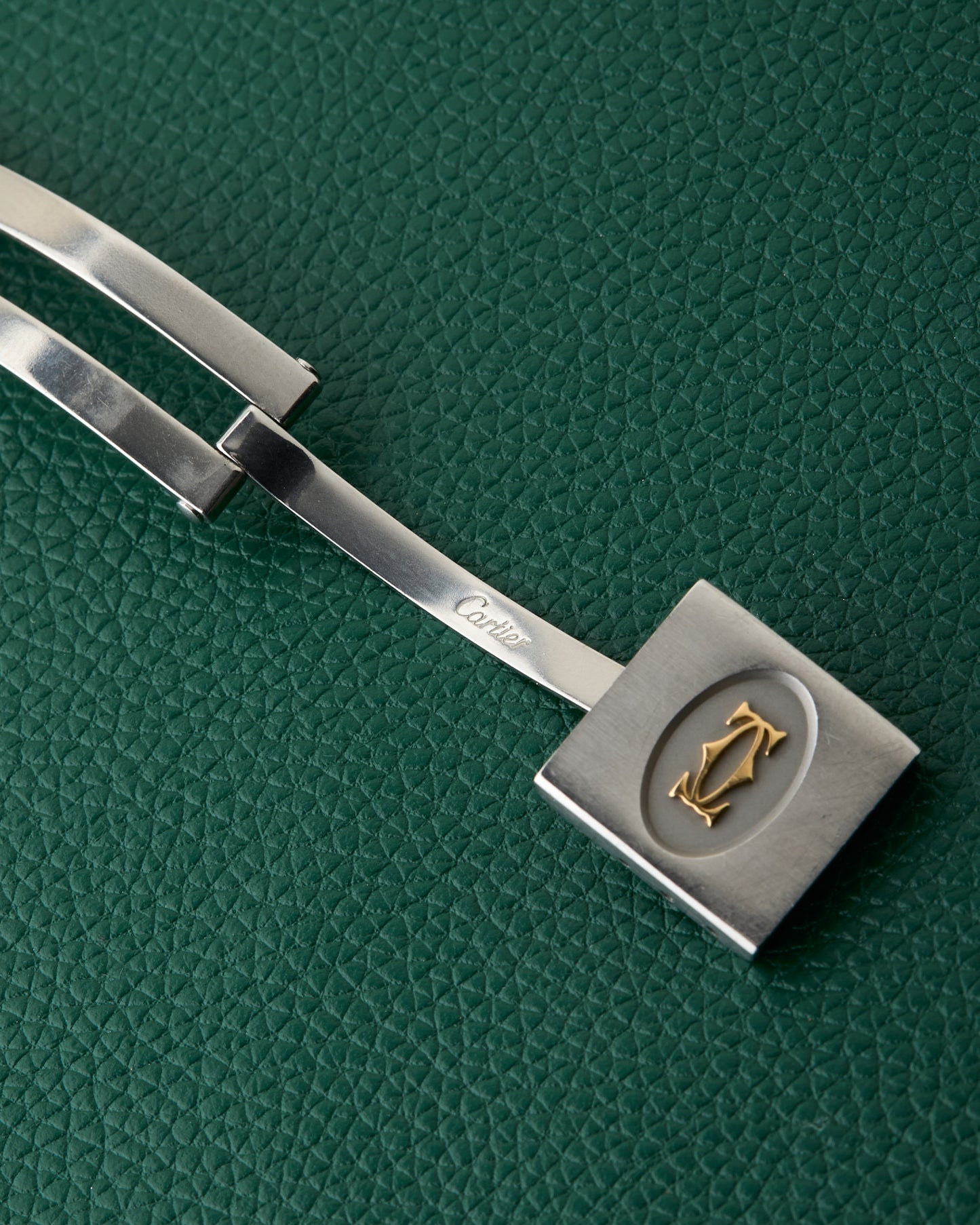 Cartier Santos Octagon Ref.187902 Two Toned 18k Yellow Gold Octagonal Bezel