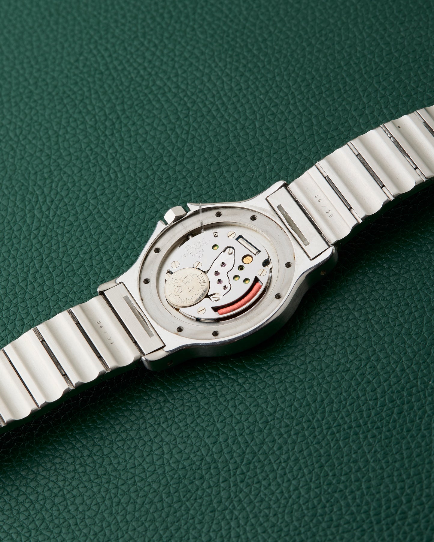 Cartier Santos Octagon Ref.187902 Two Toned 18k Yellow Gold Octagonal Bezel