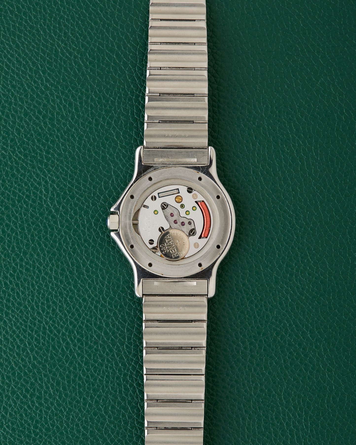 Cartier Santos Octagon Ref.187902 Two Toned 18k Yellow Gold Octagonal Bezel