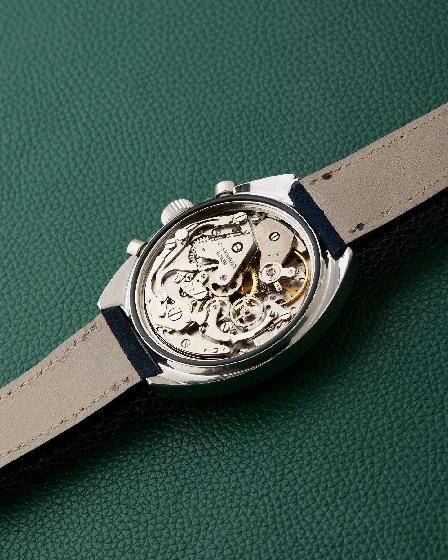 Heuer Ref.73373 Chronograph Evil Panda Grey Dial Tachymeter Vintage