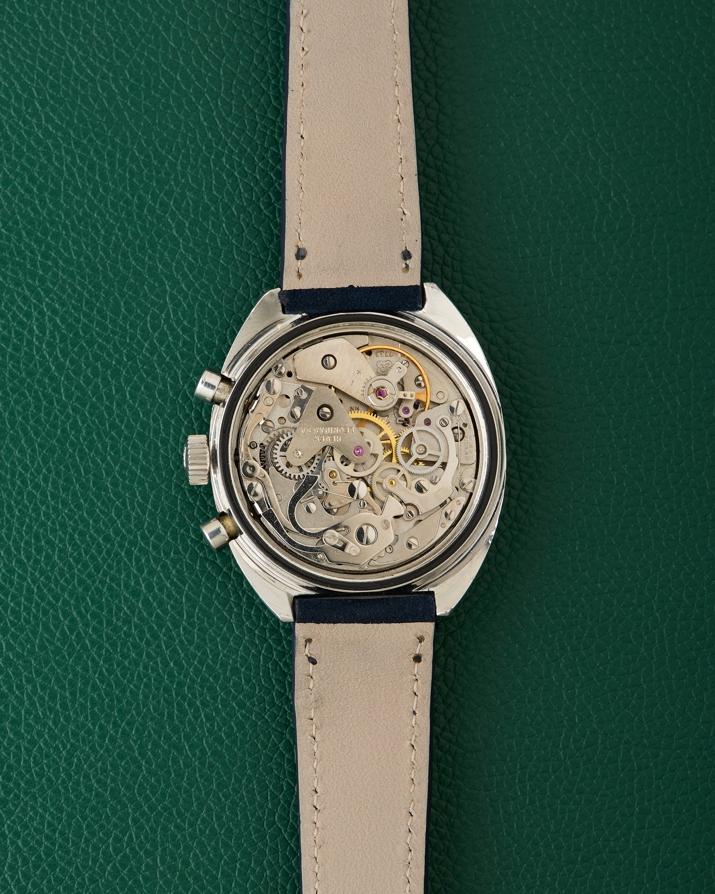 Heuer Ref.73373 Chronograph Evil Panda Grey Dial Tachymeter Vintage