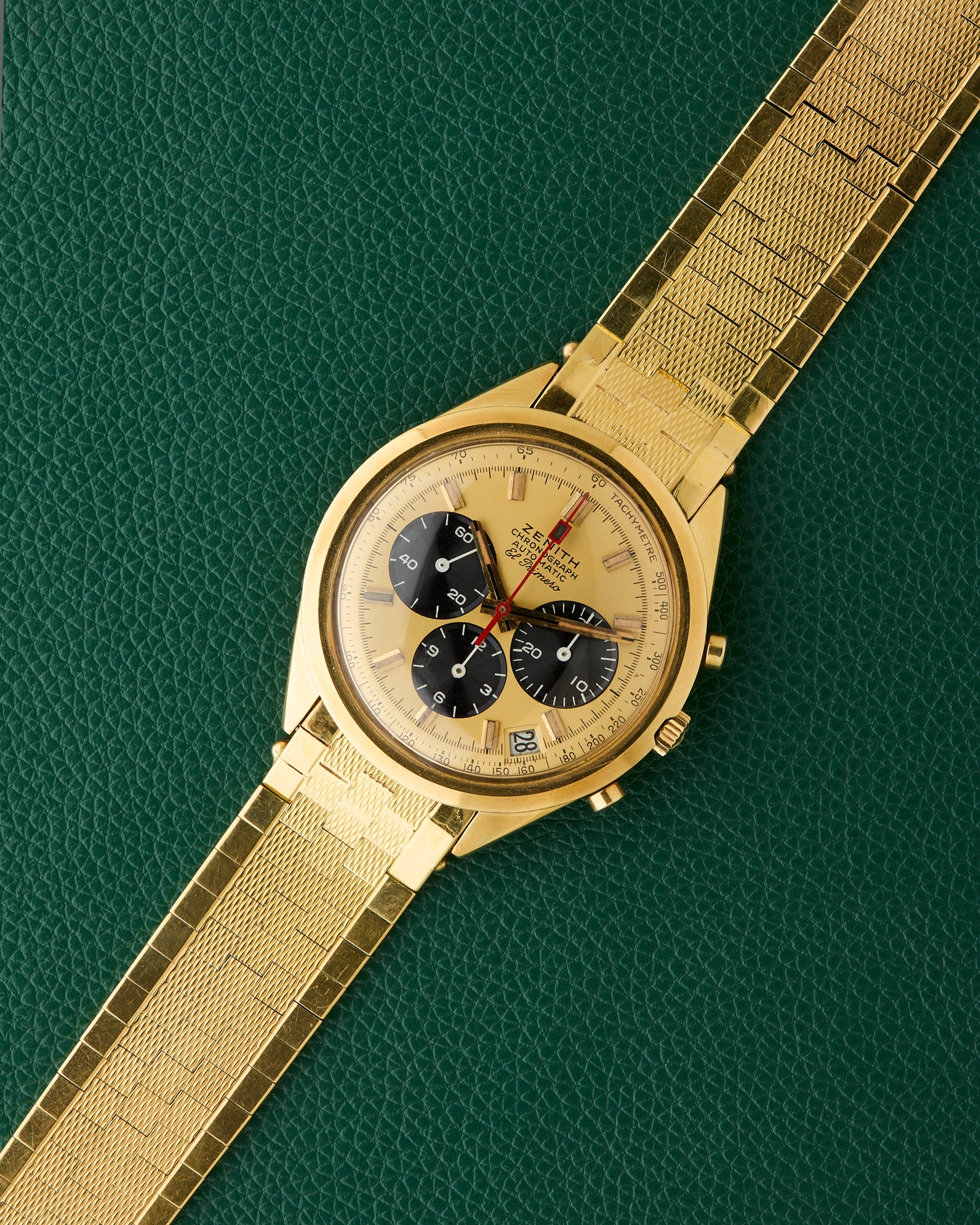 Zenith El Primero Ref.G582 Chronograph 18k Panda Dial