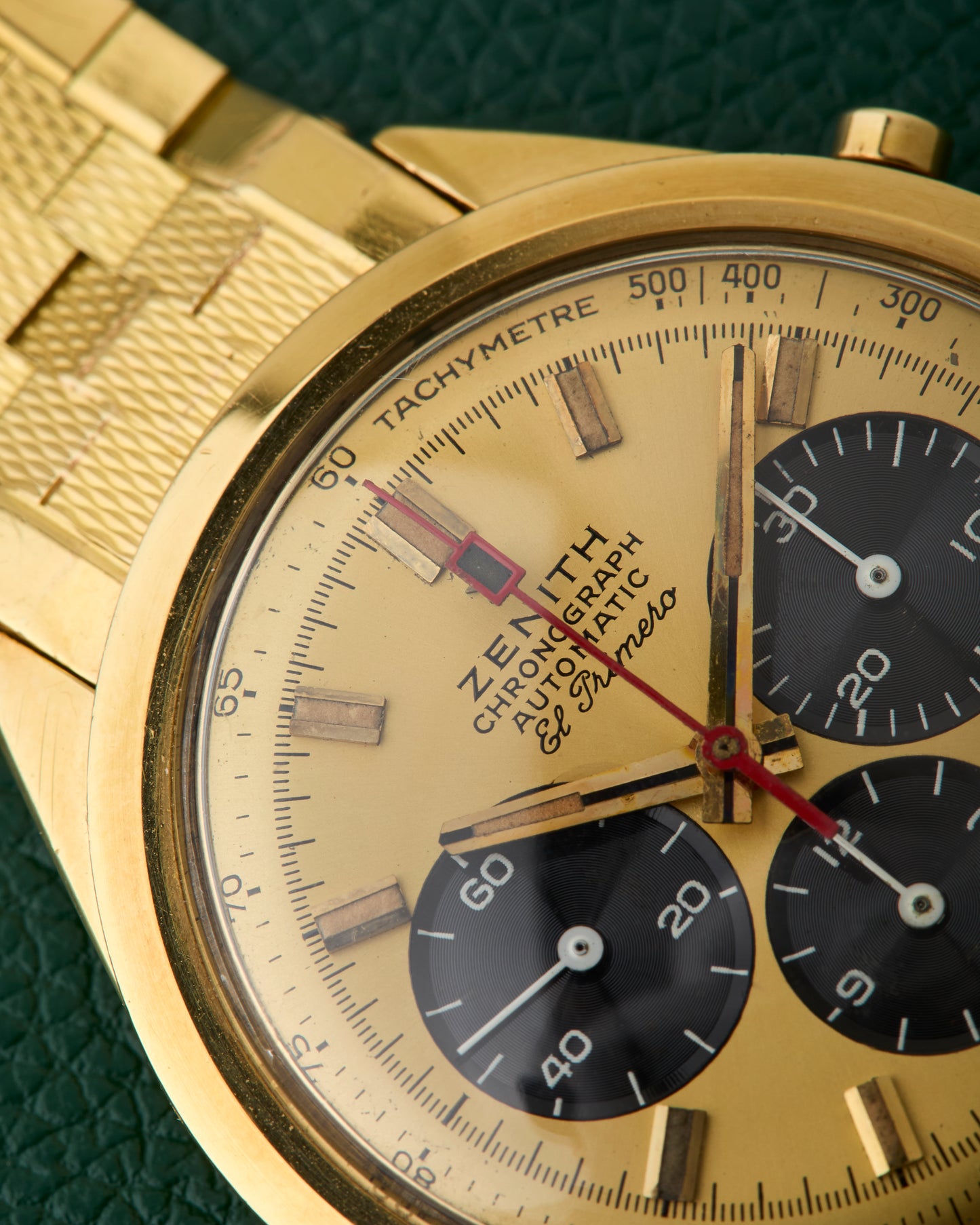 Zenith El Primero Ref.G582 Chronograph 18k Panda Dial