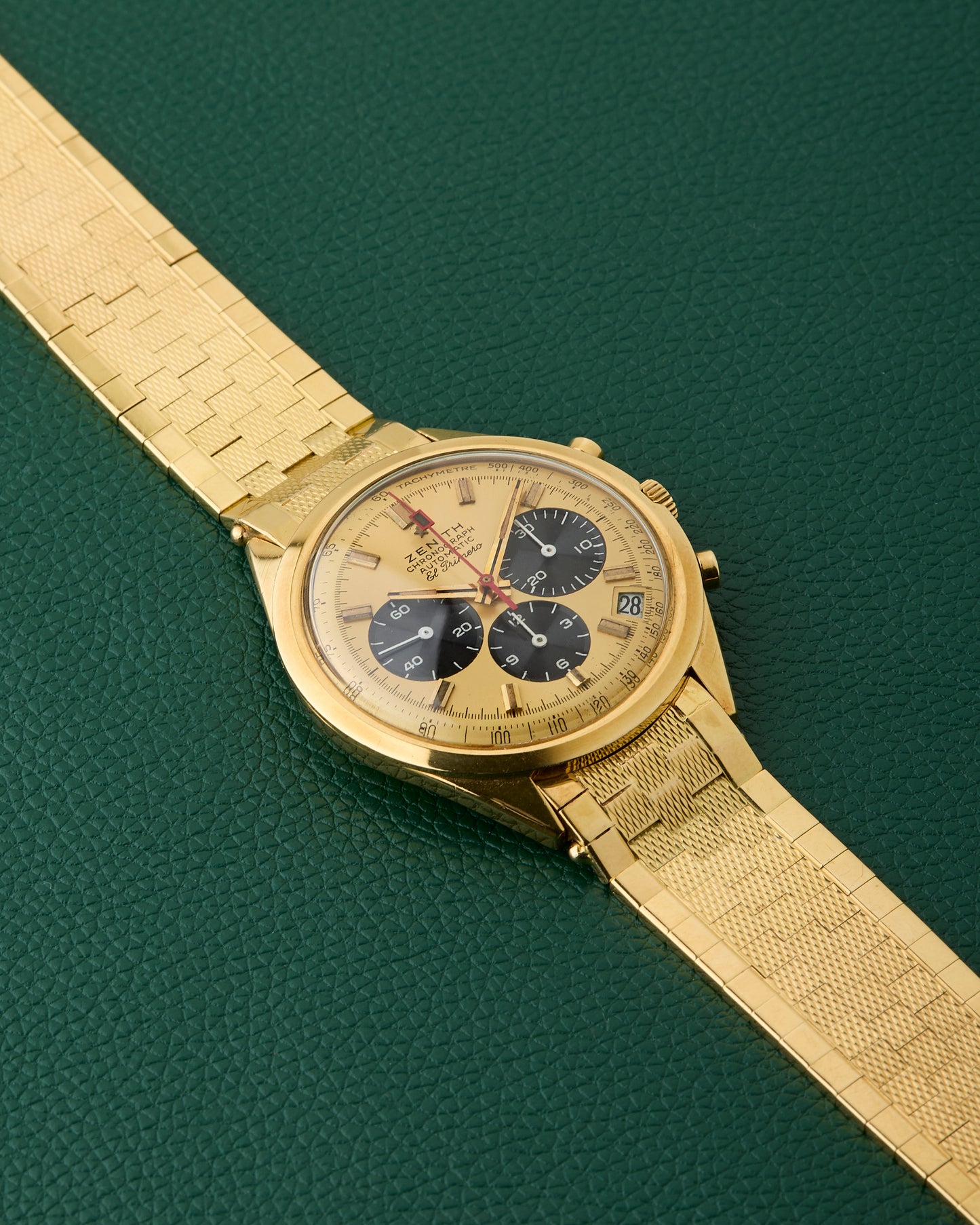Zenith El Primero Ref.G582 Chronograph 18k Panda Dial