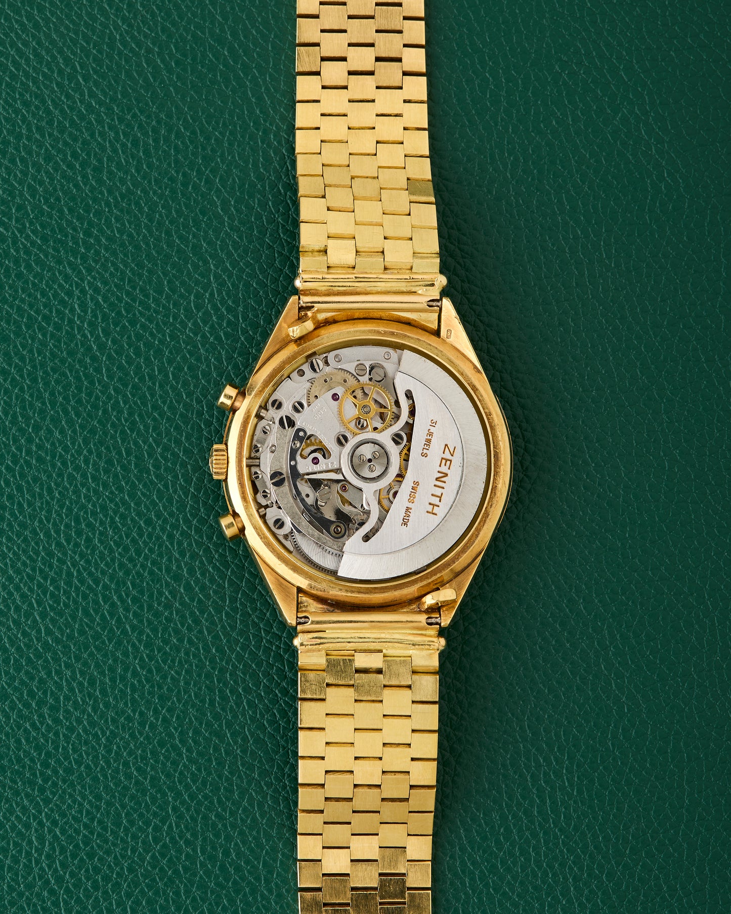 Zenith El Primero Ref.G582 Chronograph 18k Panda Dial