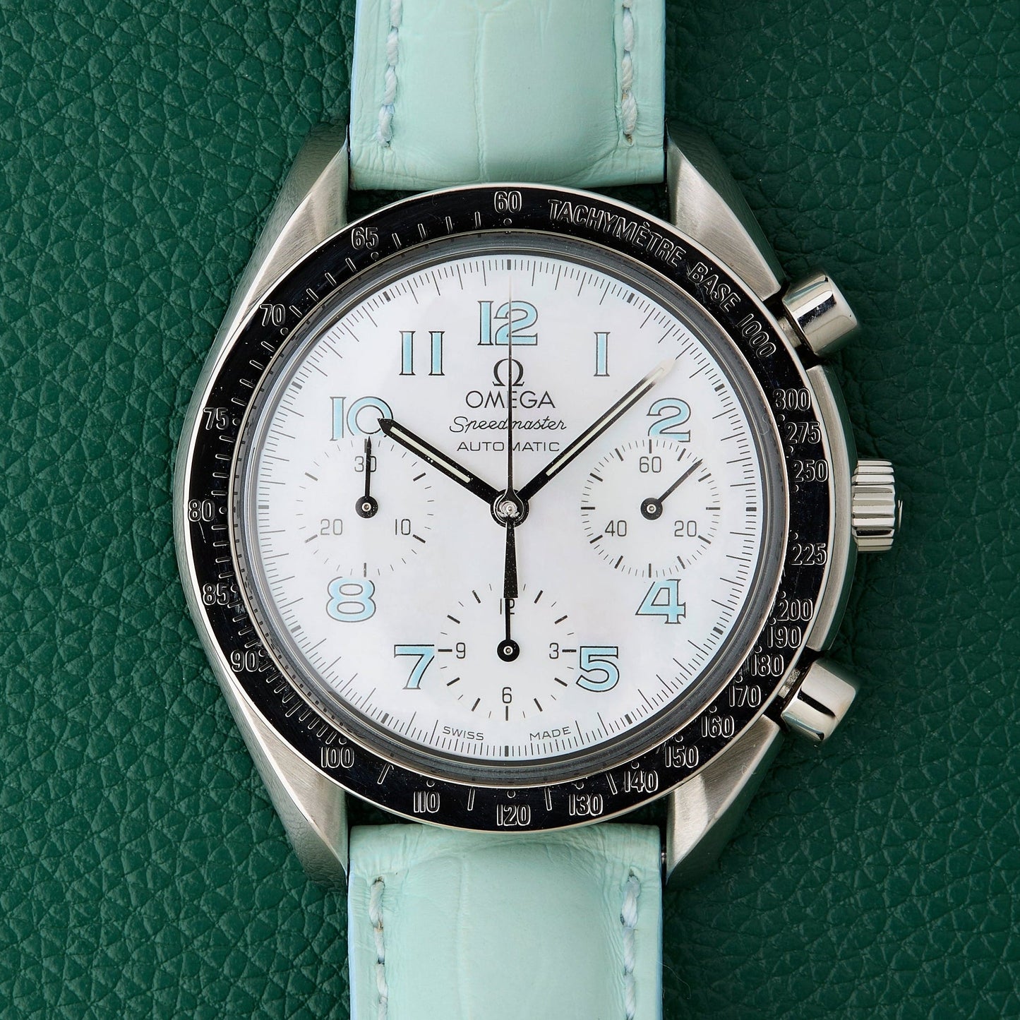 Omega Ref. 175.0041 Speedmaster Mother of Pearl Light Blue 1998