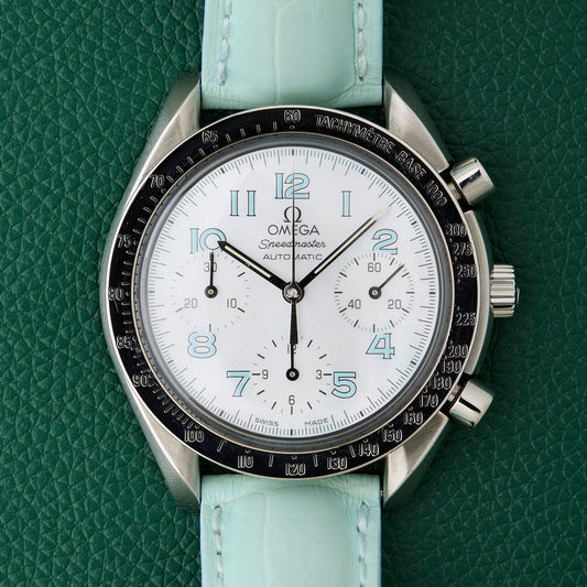 Omega Ref. 175.0041 Speedmaster Mother of Pearl Light Blue 1998