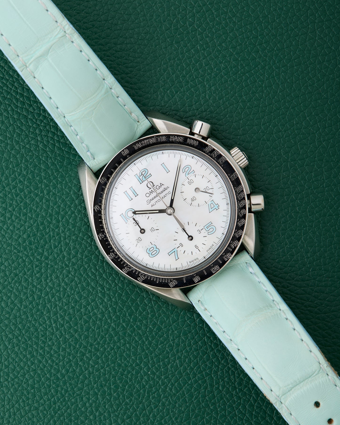 Omega Ref. 175.0041 Speedmaster Mother of Pearl Light Blue 1998