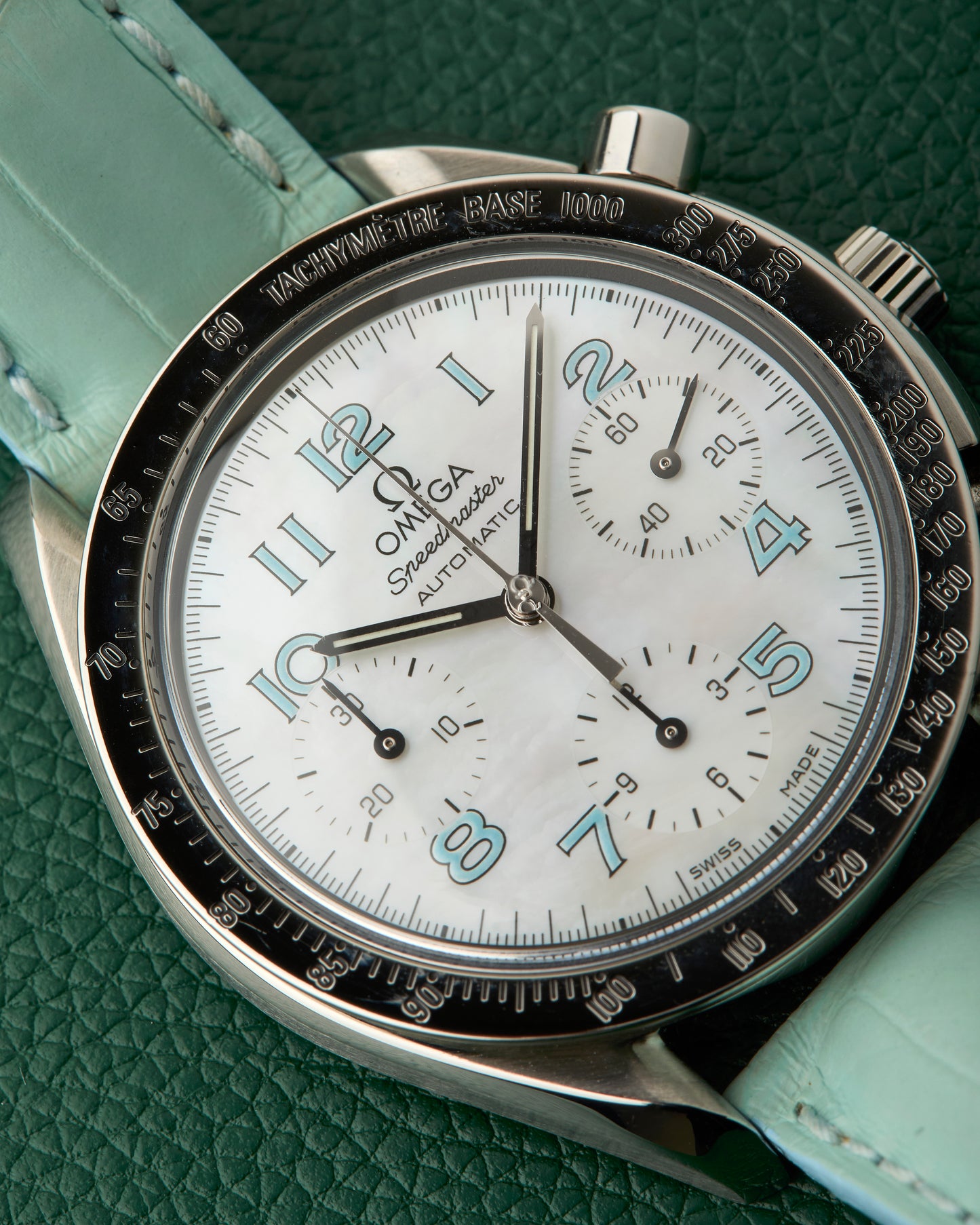 Omega Ref. 175.0041 Speedmaster Mother of Pearl Light Blue 1998