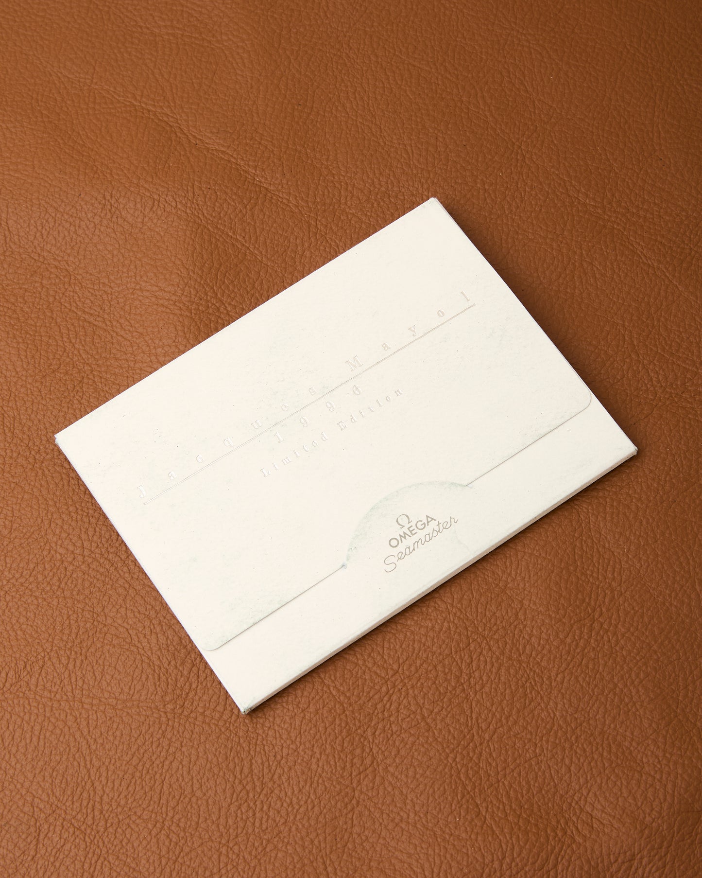 Omega Ref. 2553.41.00 Seamaster Jacques Mayol Limited Edition Green Full Set 1997