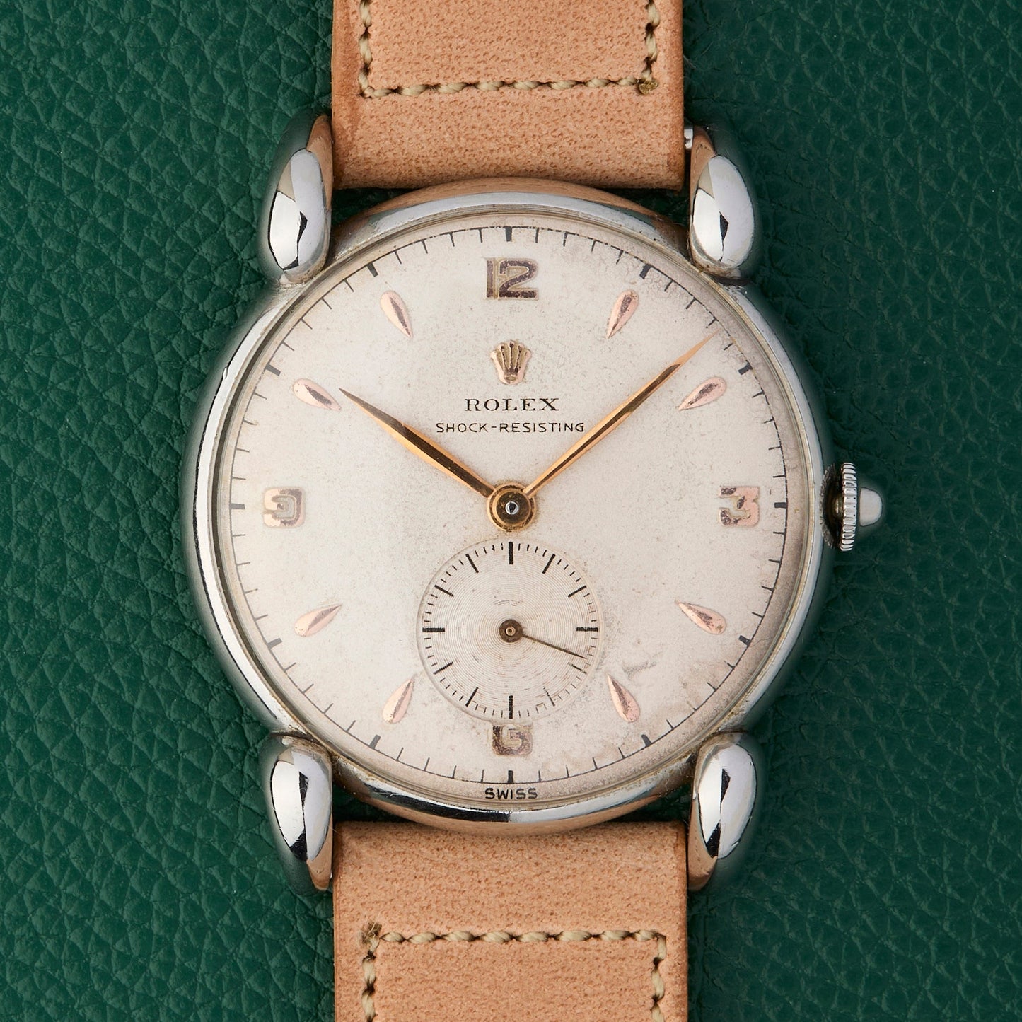 Rolex Ref. 4367 Shock Resisting Grasshopper Lugs 1944