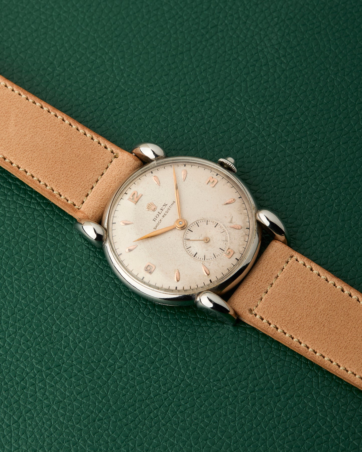 Rolex Ref. 4367 Shock Resisting Grasshopper Lugs 1944