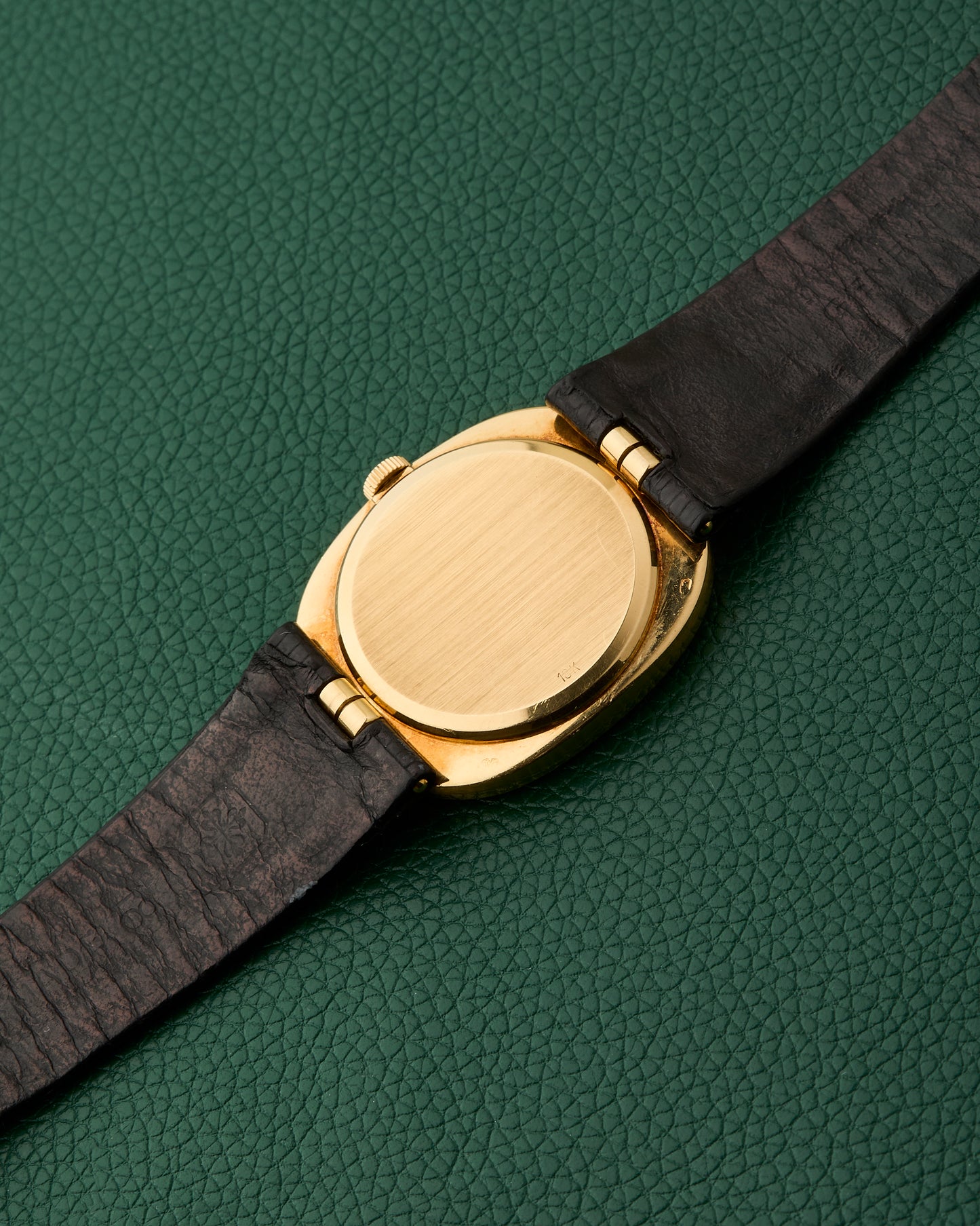 Patek Philippe Ref.3848 Ellipse Asprey Dual Signed 18k Blue Sunburst Dial