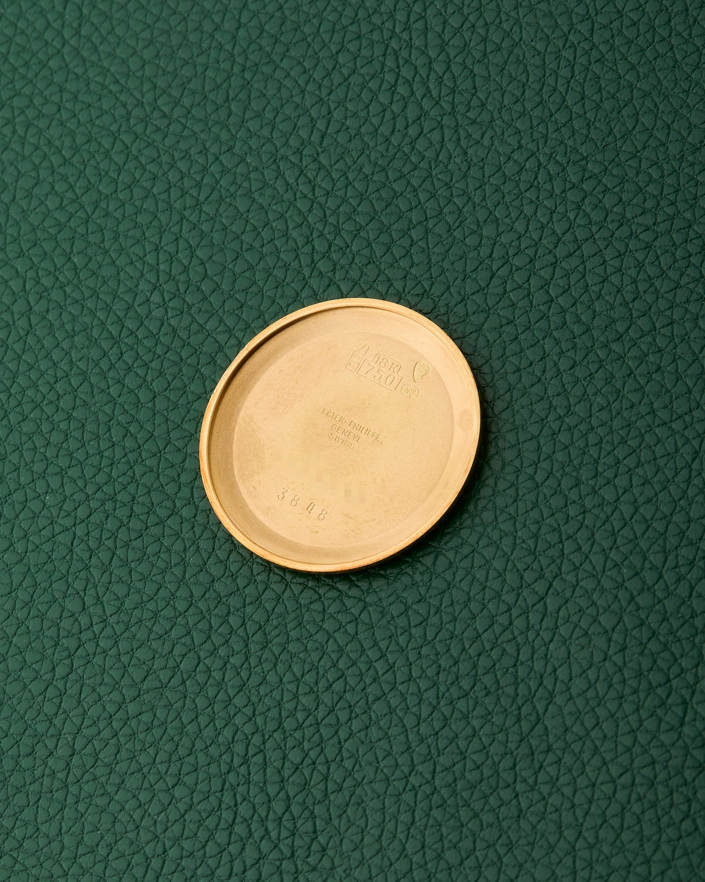 Patek Philippe Ref.3848 Ellipse Asprey Dual Signed 18k Blue Sunburst Dial