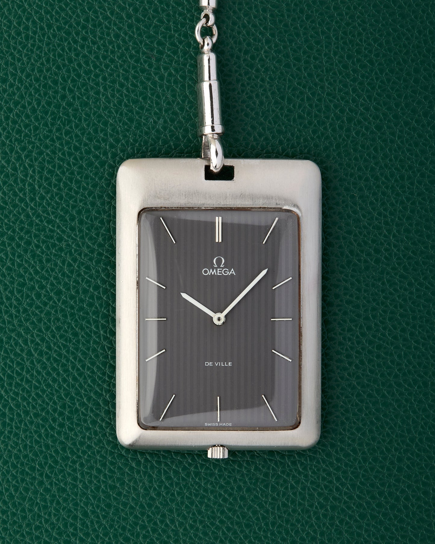Omega DeVille Ref. 111.1738 Pocket Watch & Omega Chain