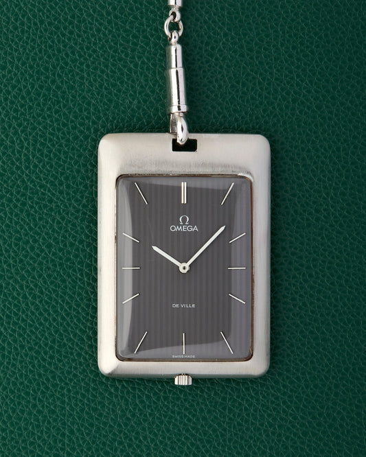Omega DeVille Ref. 111.1738 Pocket Watch & Omega Chain