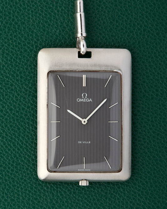 Omega DeVille Ref. 111.1738 Pocket Watch & Omega Chain