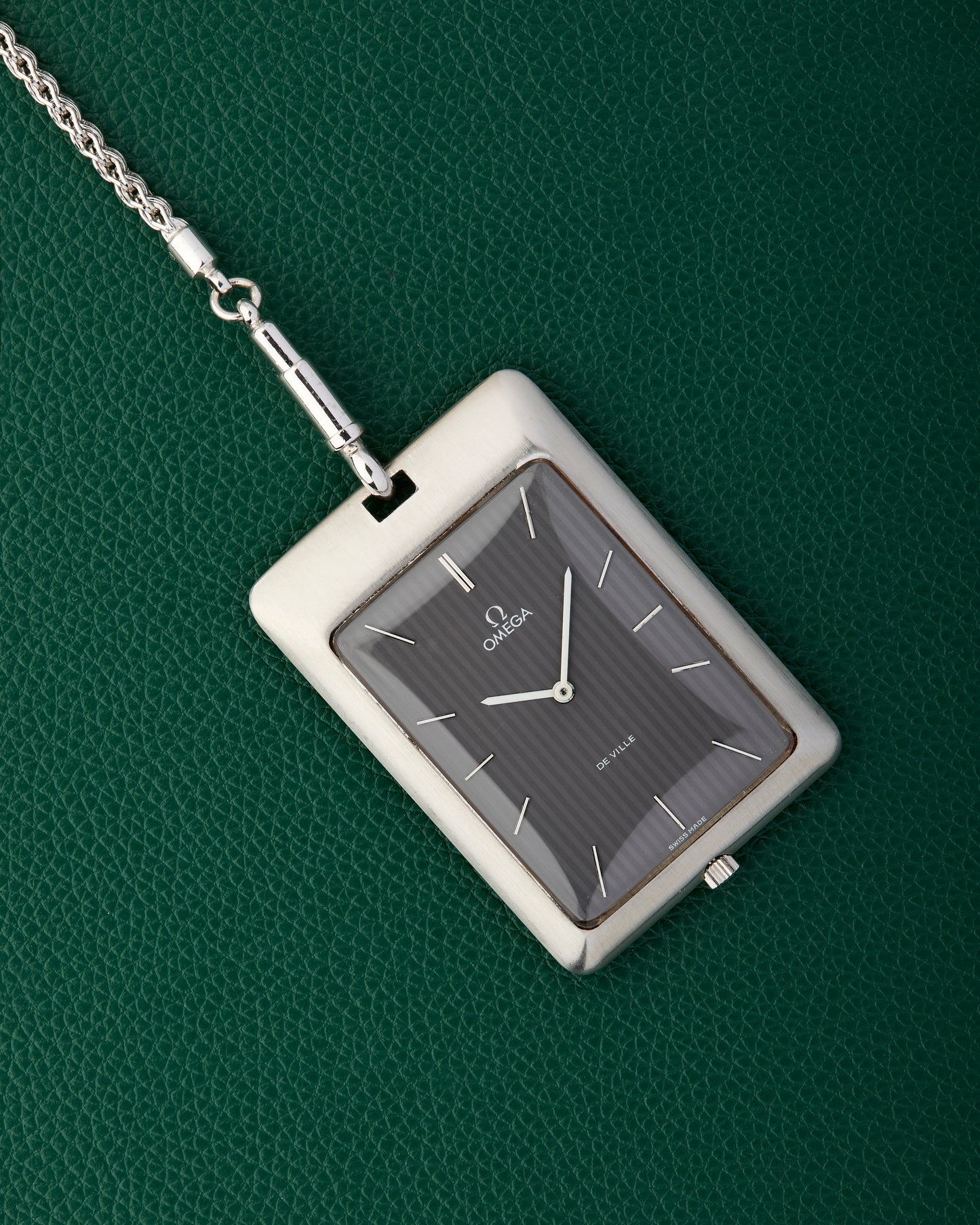 Omega DeVille Ref. 111.1738 Pocket Watch & Omega Chain