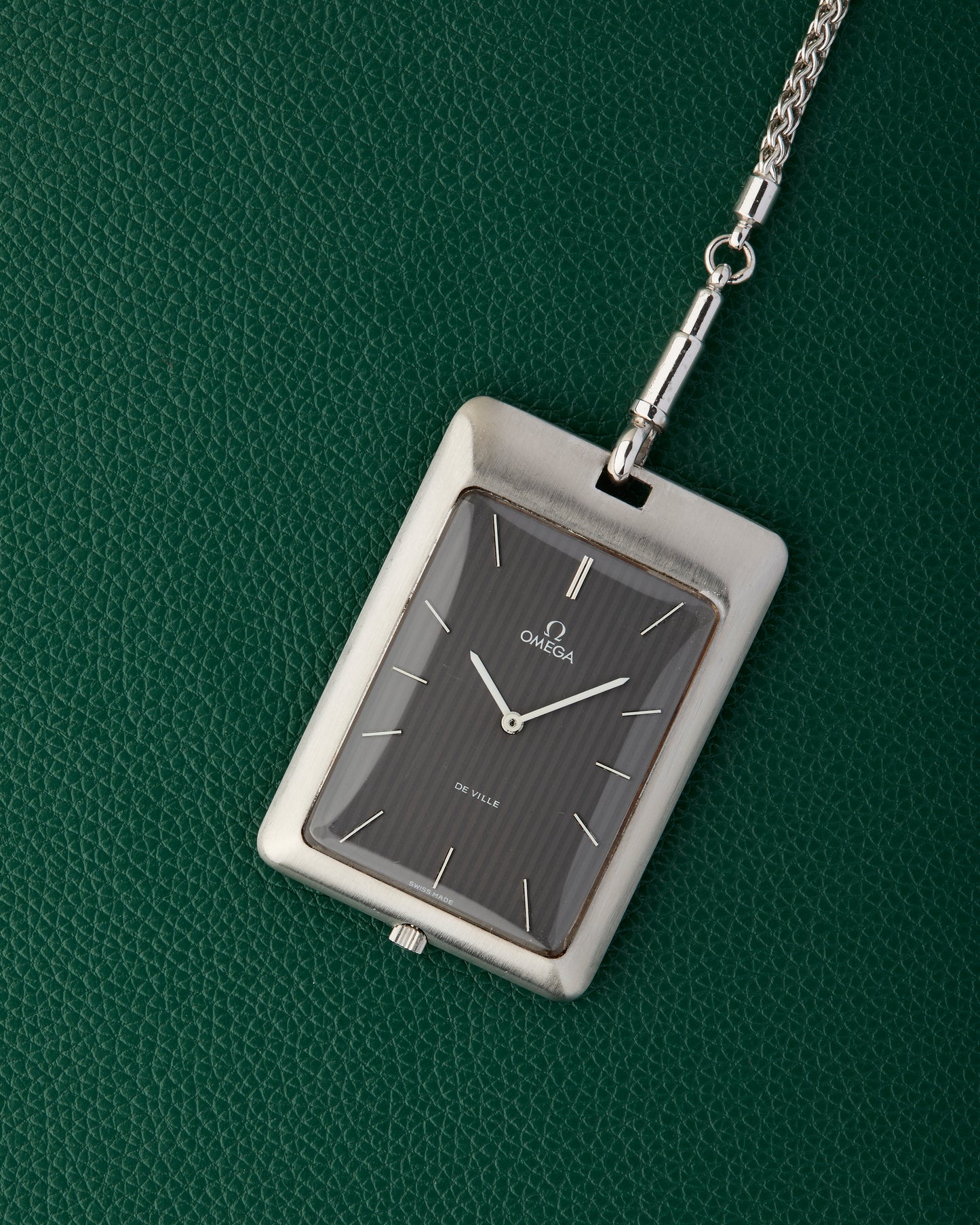 Omega DeVille Ref. 111.1738 Pocket Watch & Omega Chain