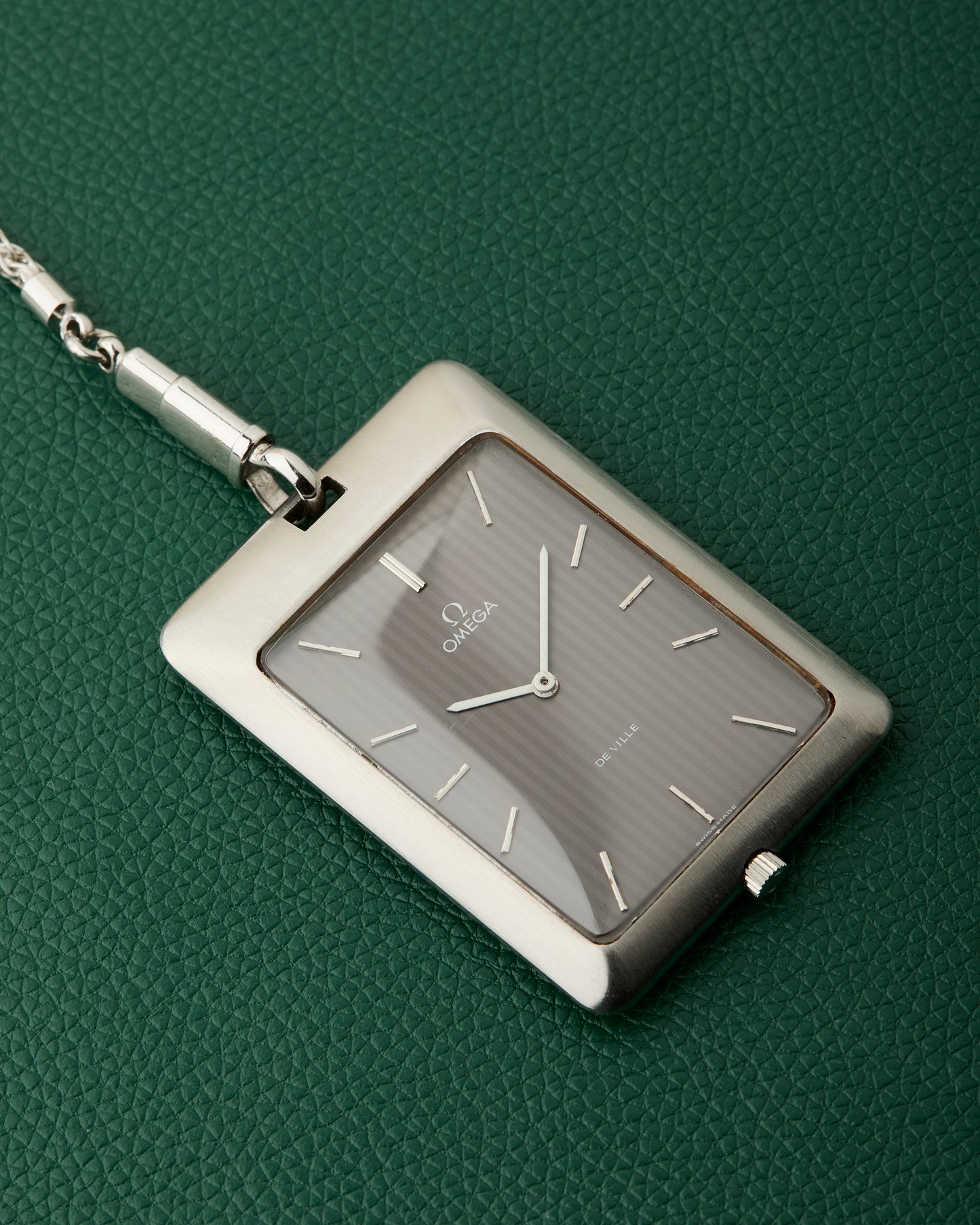 Omega DeVille Ref. 111.1738 Pocket Watch & Omega Chain