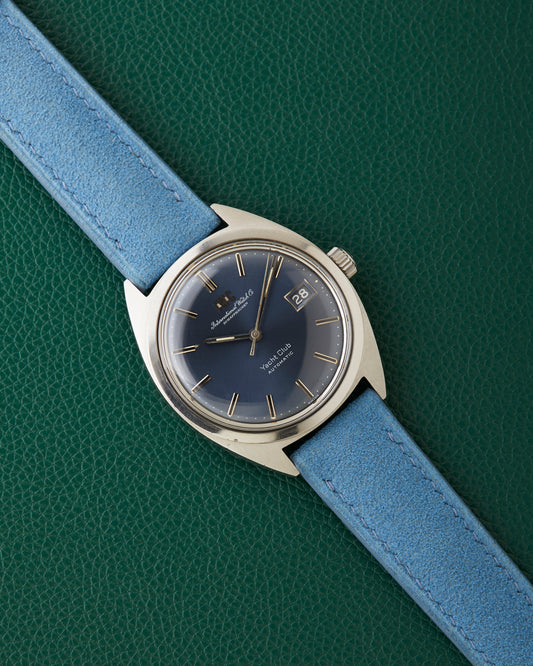 IWC Yacht Club International Watch Co R811AD Blue Dial Blue Strap