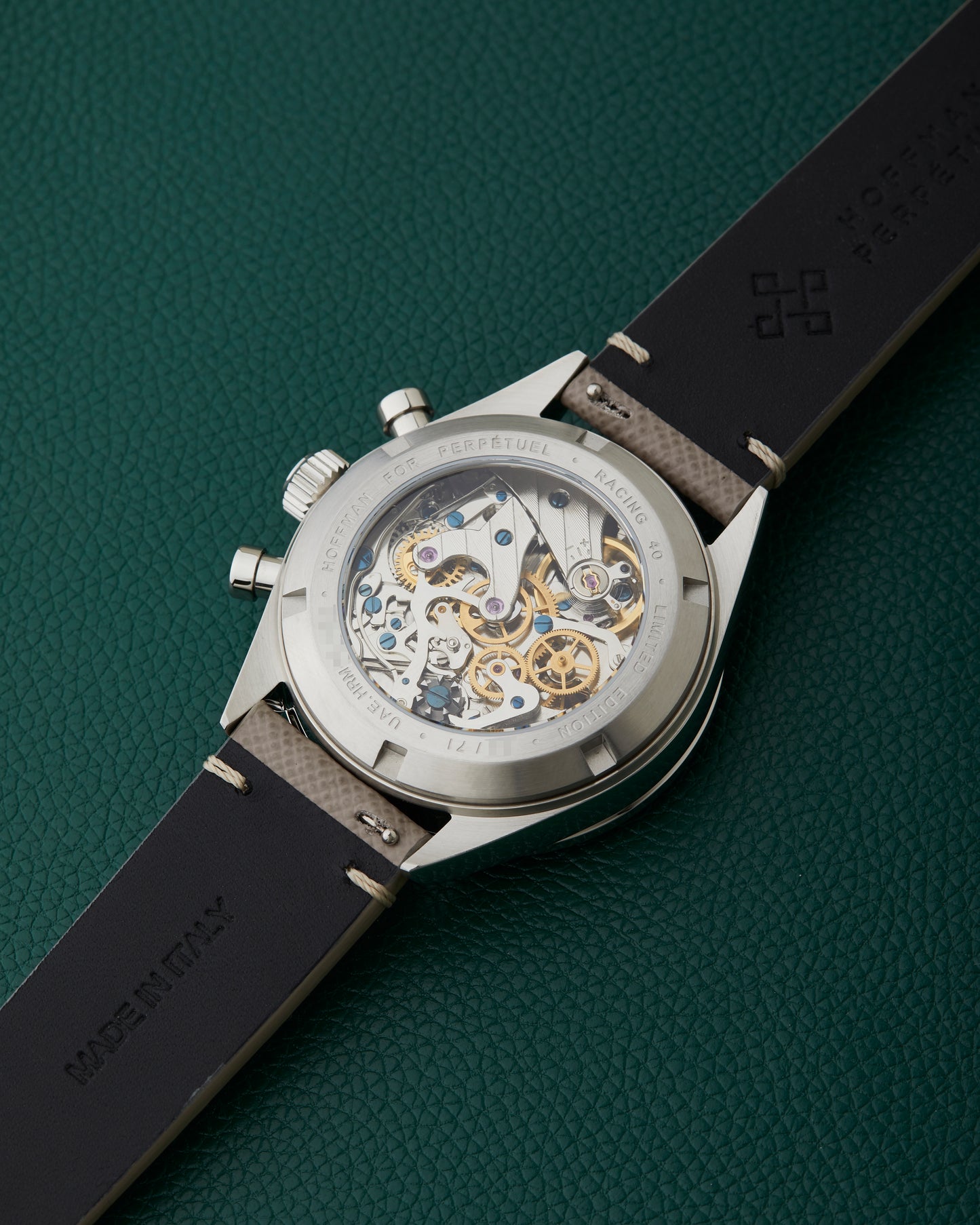 Hoffman x Perpetuel Racing 40 Panda UAE 50th Anniversary Limited Edition Manual Chronograph
