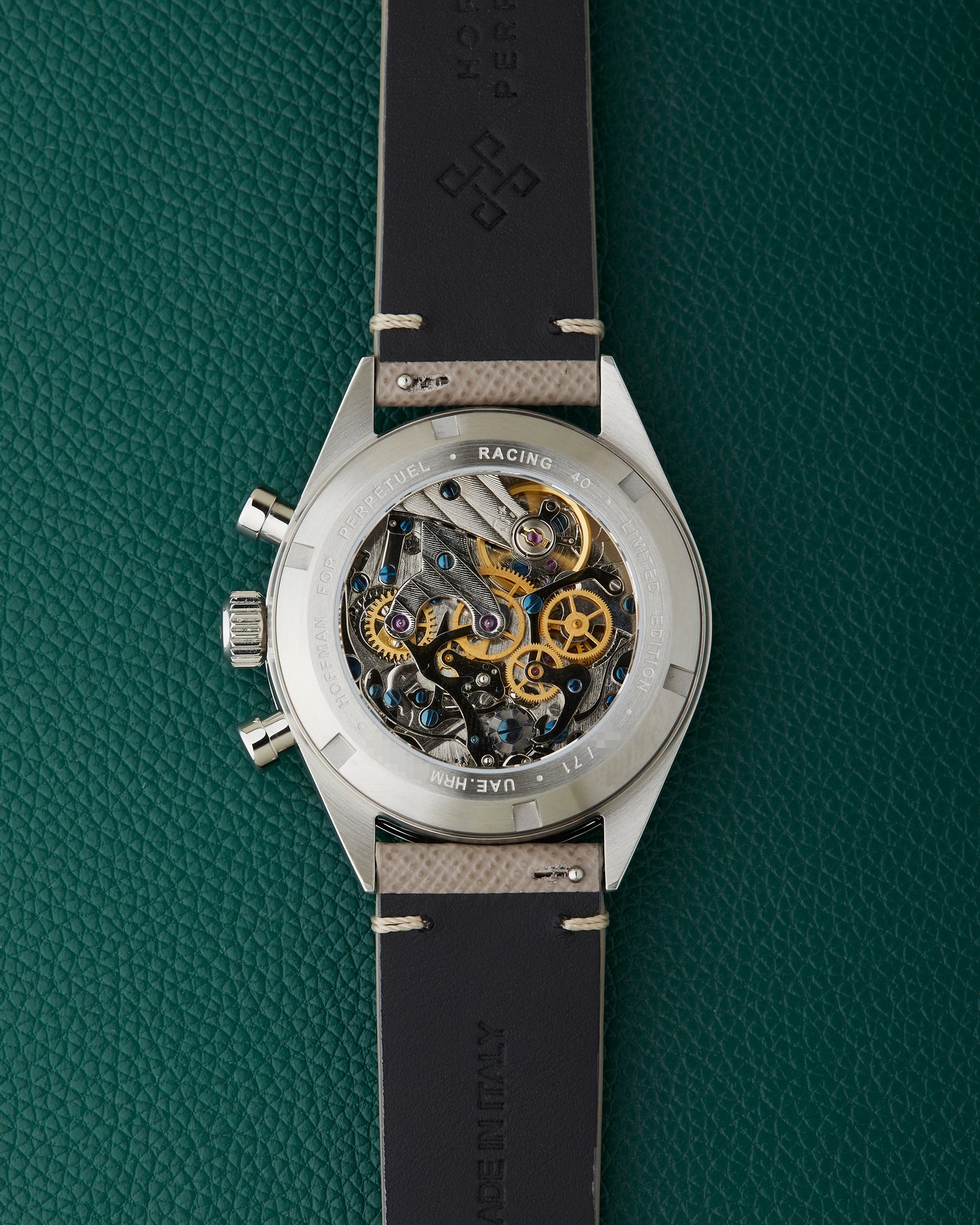 Hoffman x Perpetuel Racing 40 Panda UAE 50th Anniversary Limited Edition Manual Chronograph