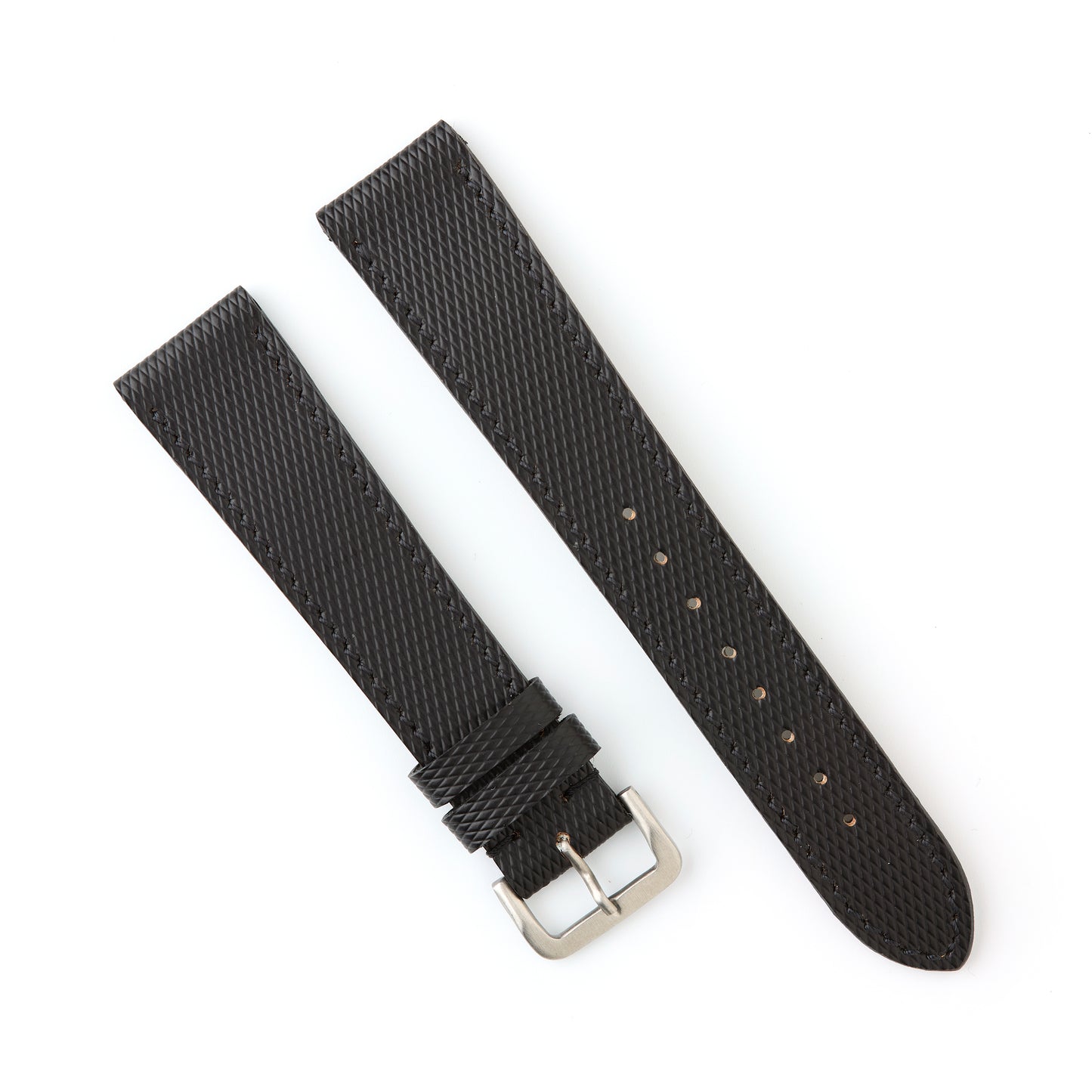 Hatchling Straps Vintage Inspired Black 19mm
