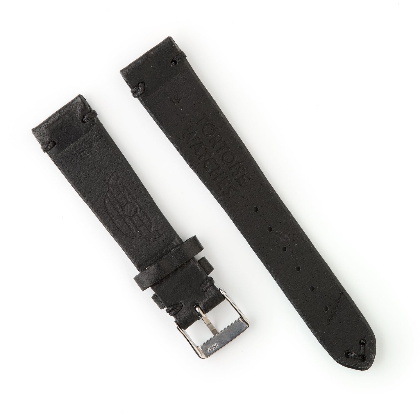 Tortoise Watches Black 19mm