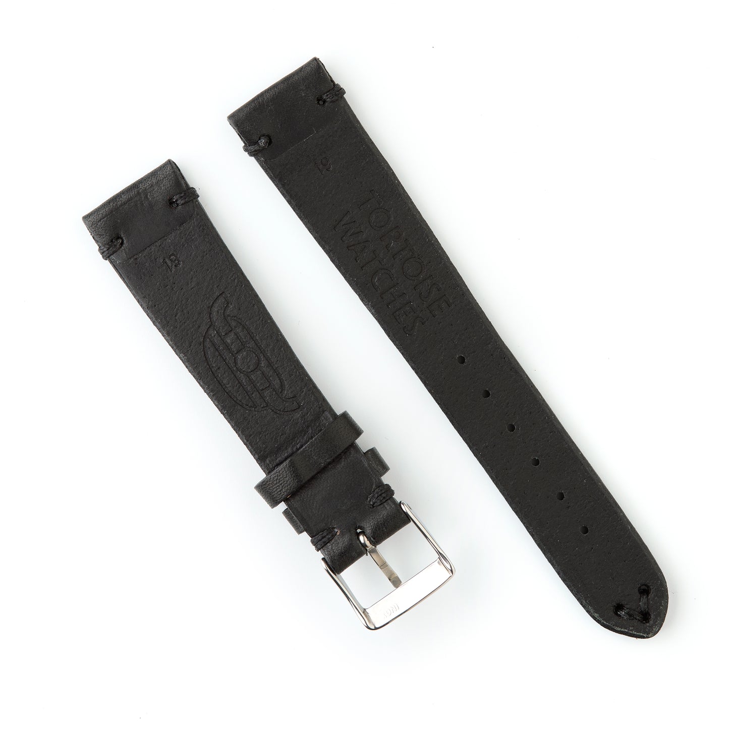 Tortoise Watches Black 19mm