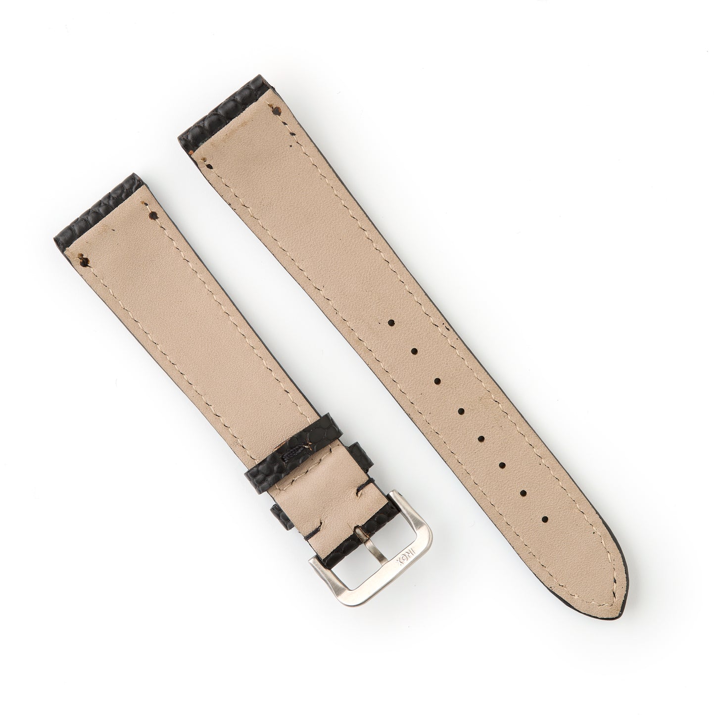 Hatchling Straps Vintage Inspired Black 19mm
