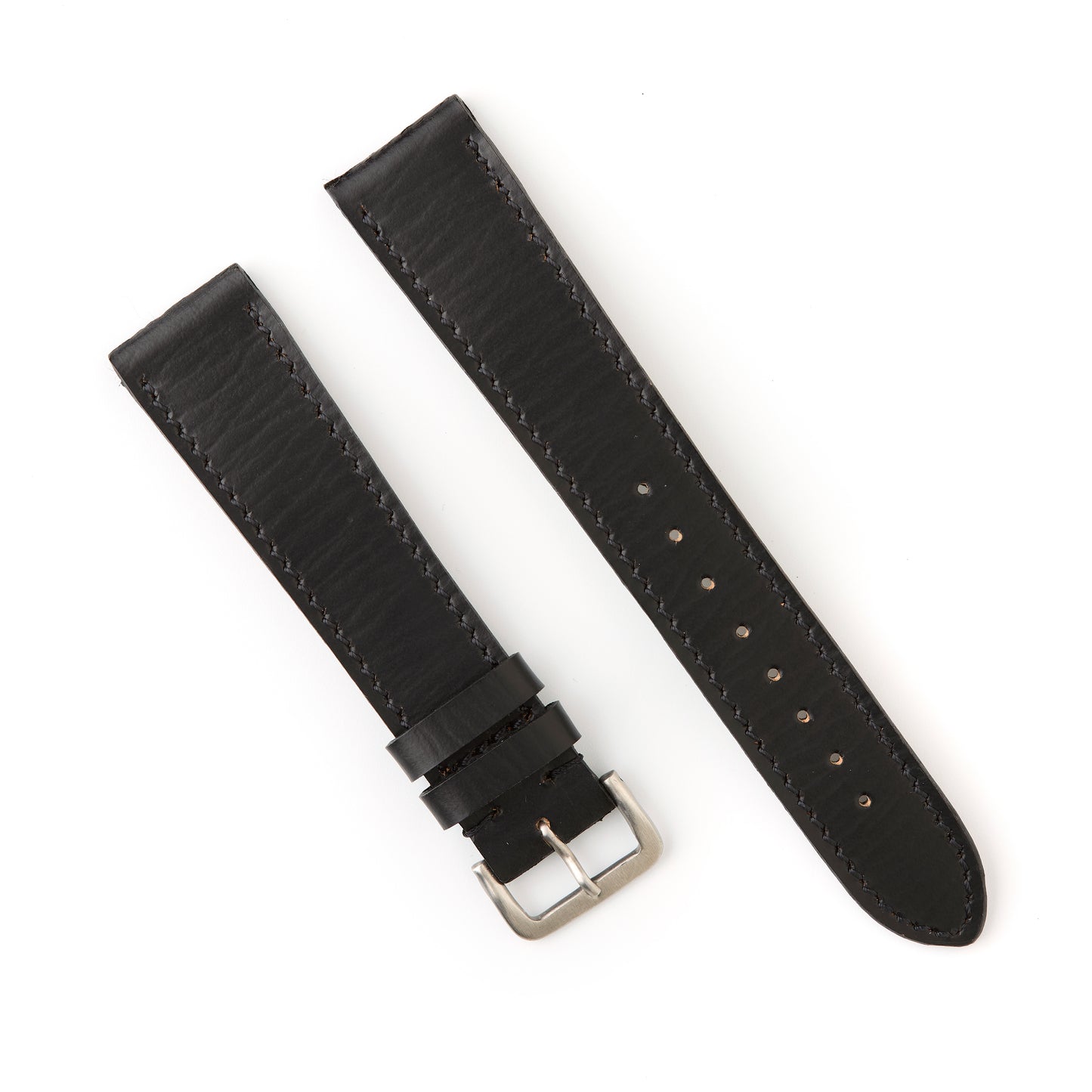 Hatchling Straps Vintage Inspired Black 19mm