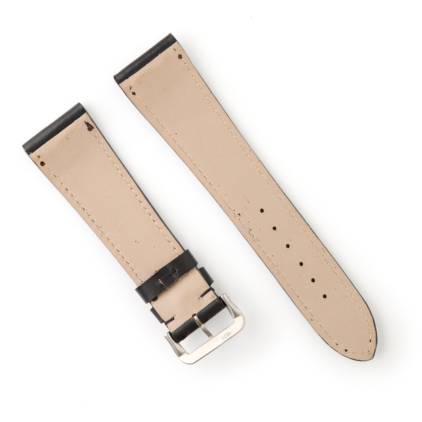 Hatchling Straps Vintage Inspired Black 22mm